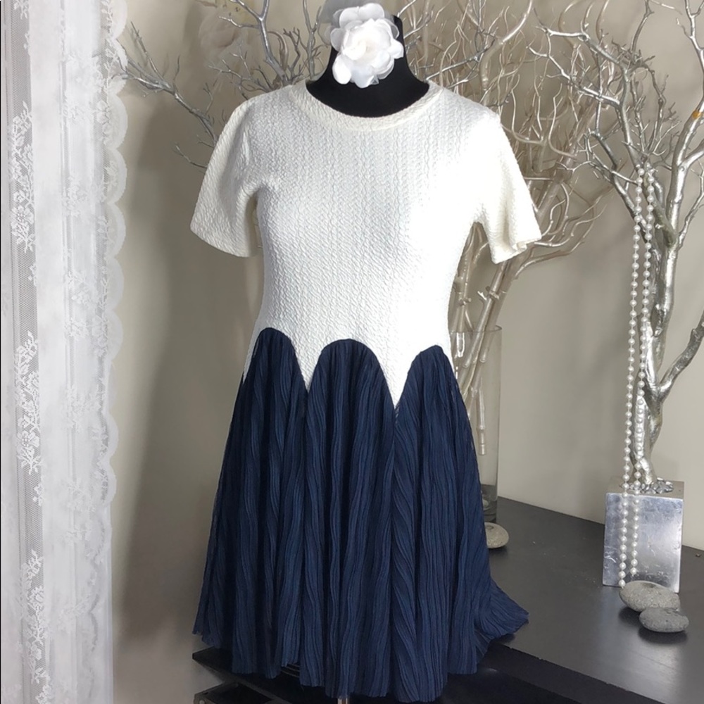 Gorgeous spandex black& navy dress